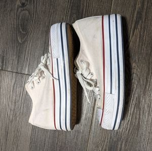 Platform Sneakers in White